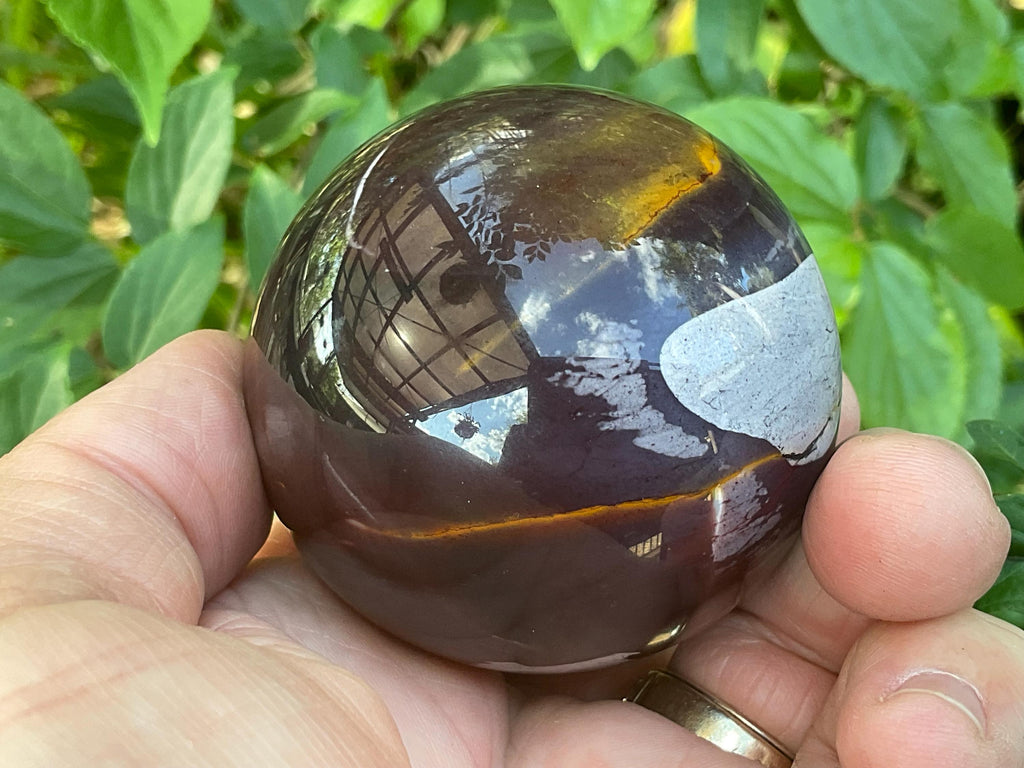 319g (5.2cm diameter) Mookaite Sphere 6A
