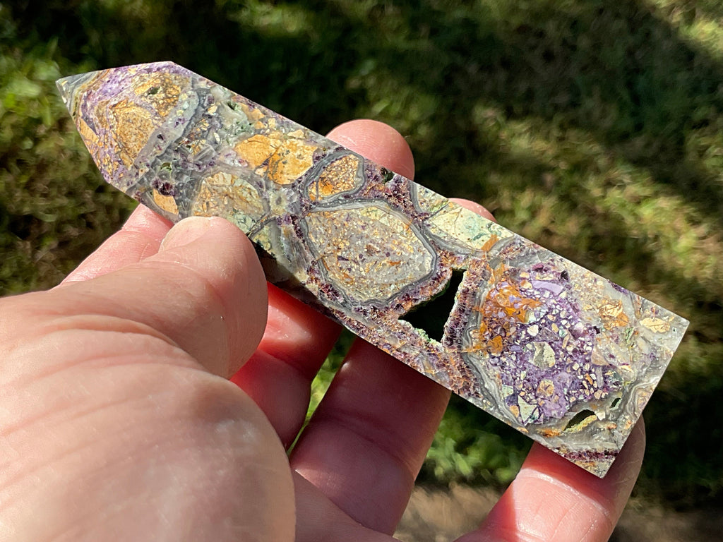 127g Brecciated Fluorite Generator 2A
