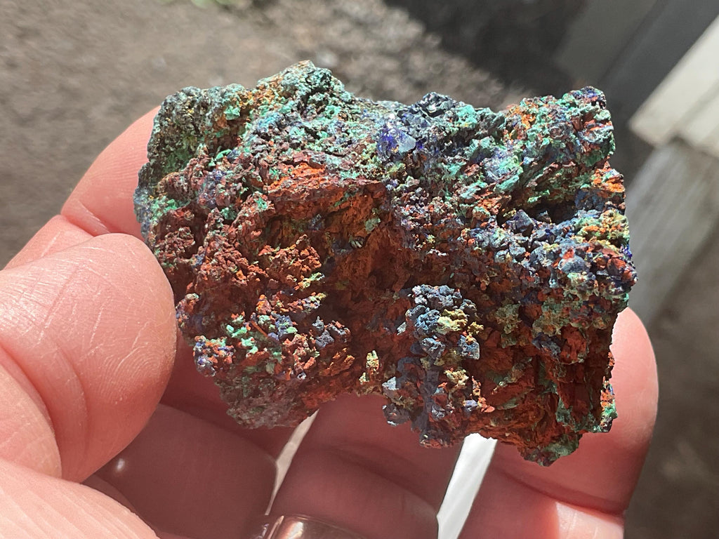 110g Azurite with Malachite Specimen 3B from Anhui, China