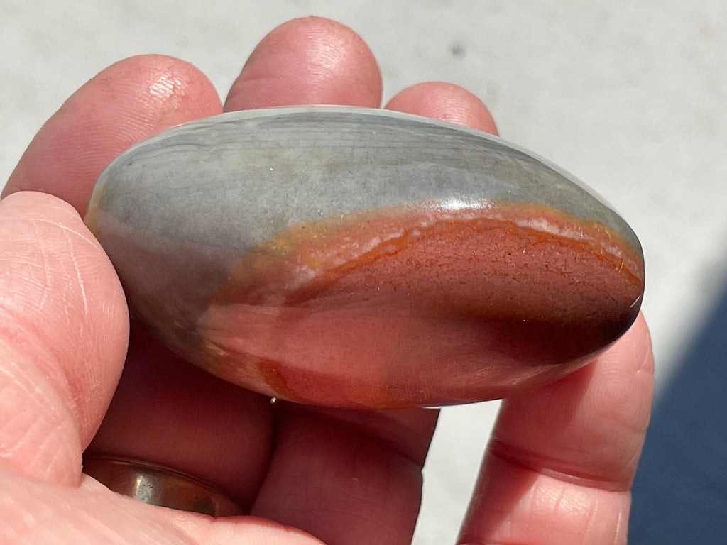 96g Polychrome Jasper Palmstone 23A