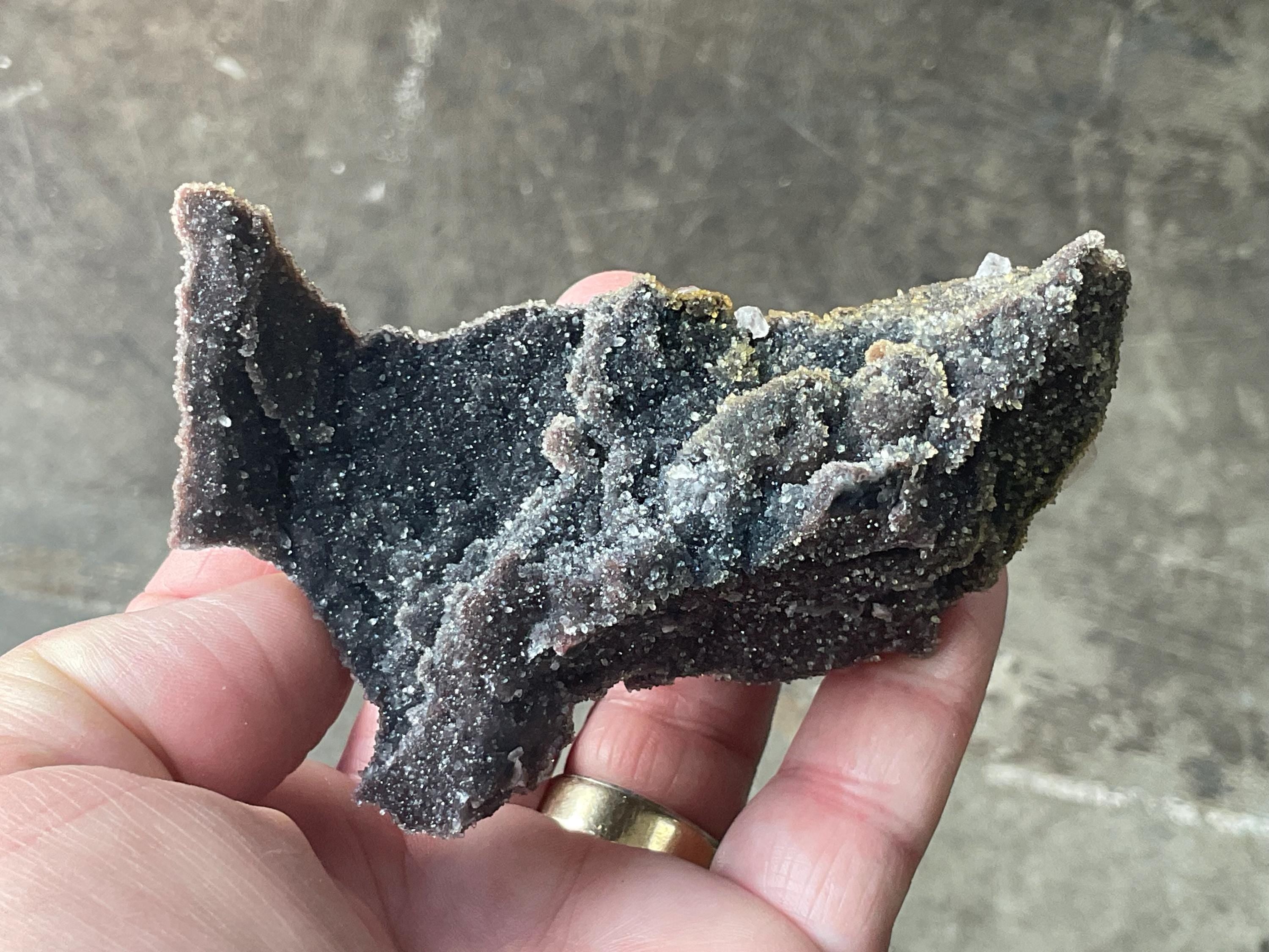 164g Hematite Sphalerite with Calcite Specimen B