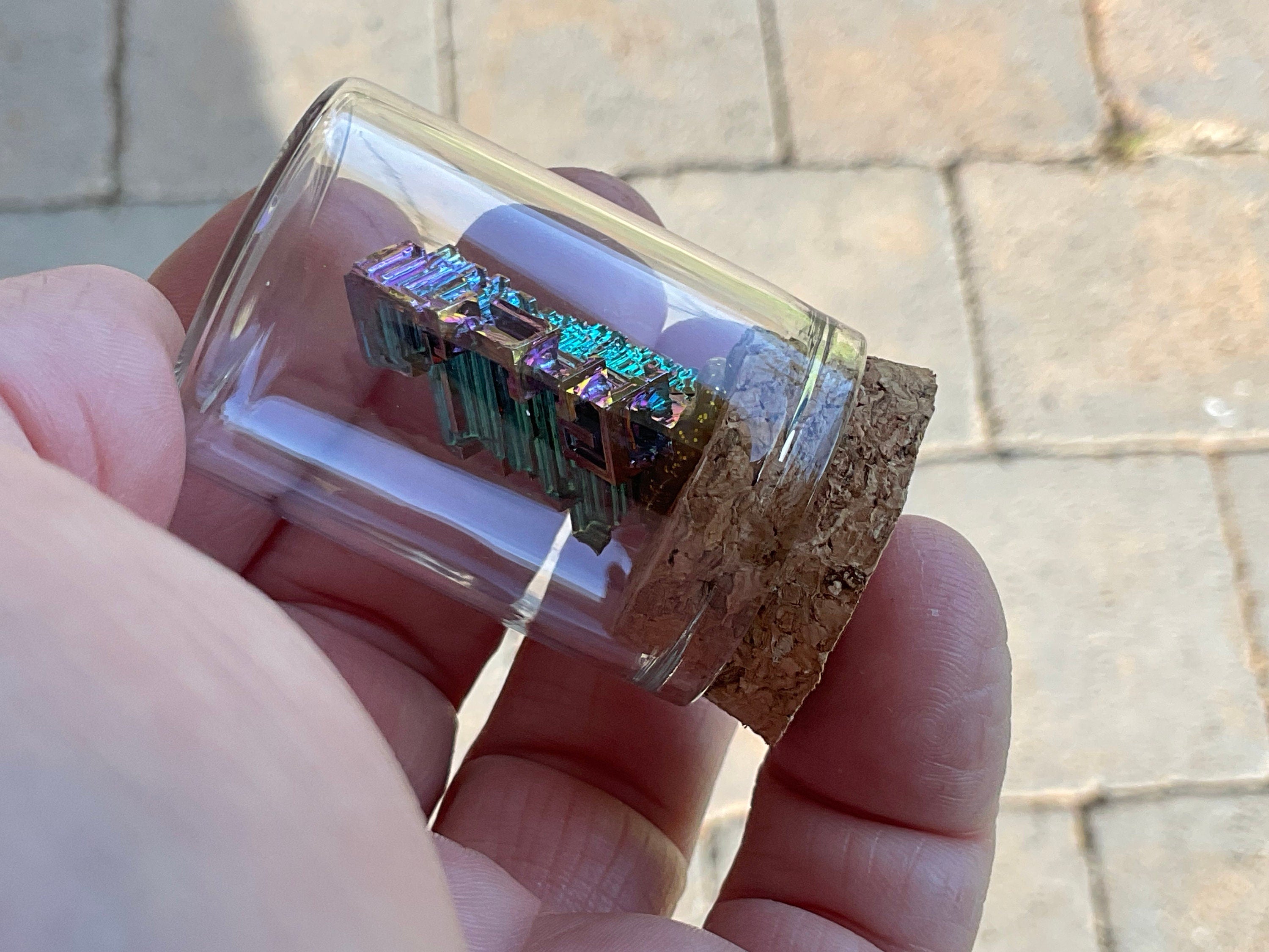 Bismuth Specimen Display Bottle 5A