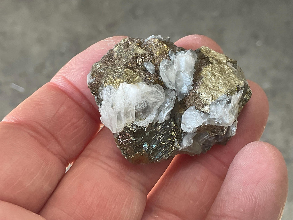 28g Calcite with Chalcopyrite Specimen C from Inner Mongolia