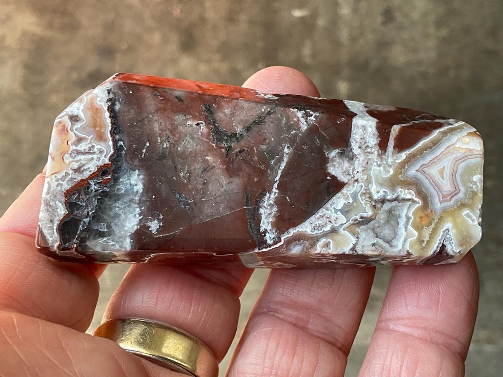 76g Mexican Crazy Lace Agate Freeform 13B