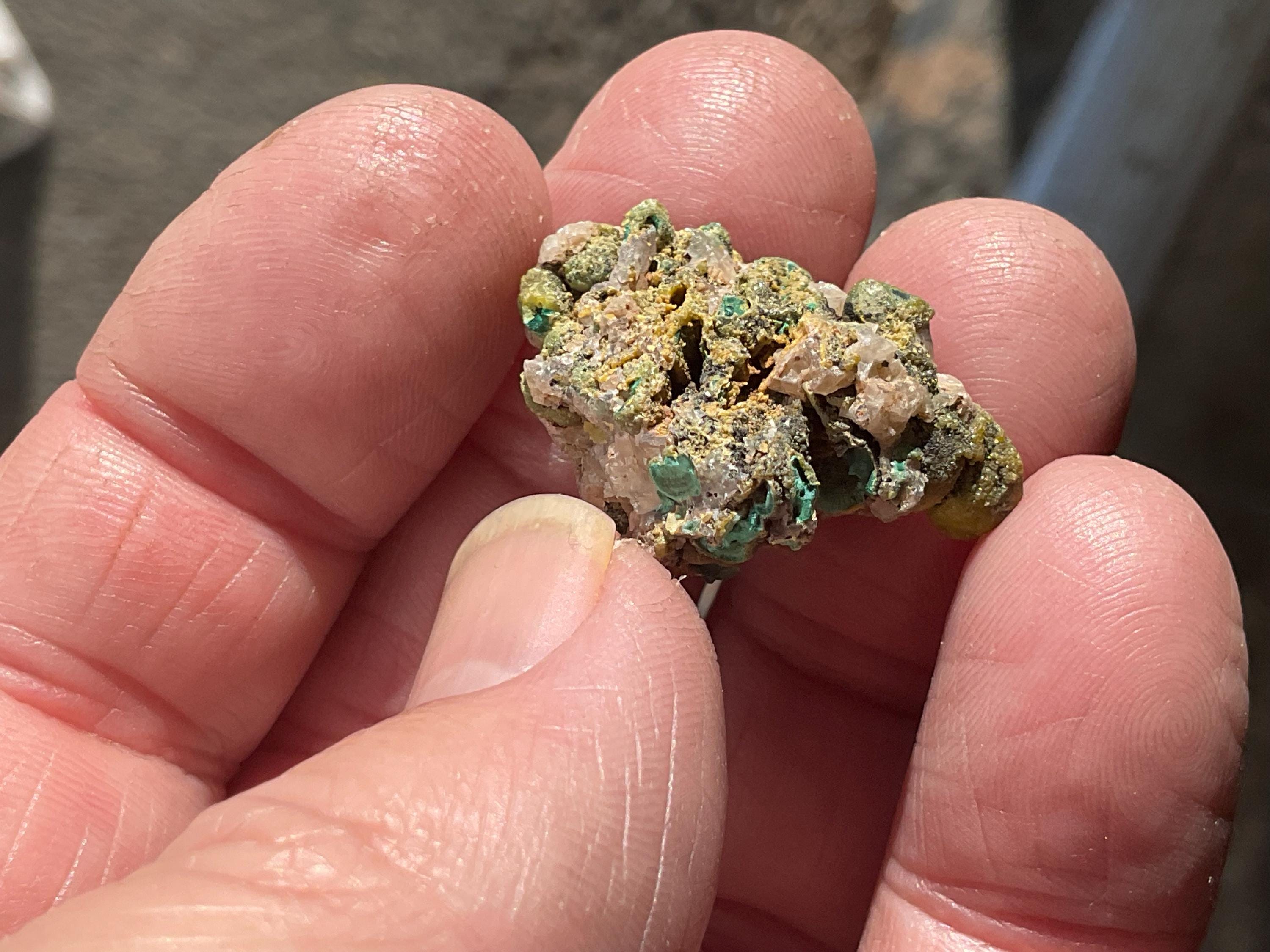 16g Australia Malachite, Cerussite and Pyromorphite Specimen 1A from Rum Jungle