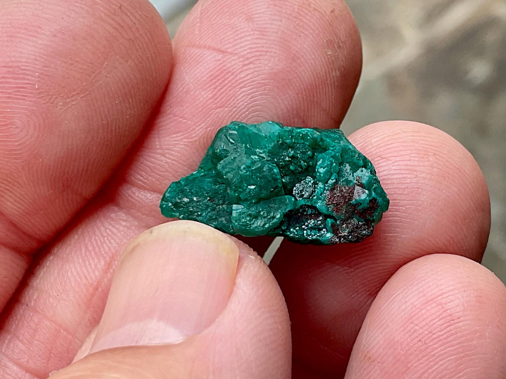 2g Congolese Dioptase Natural Specimen 1B