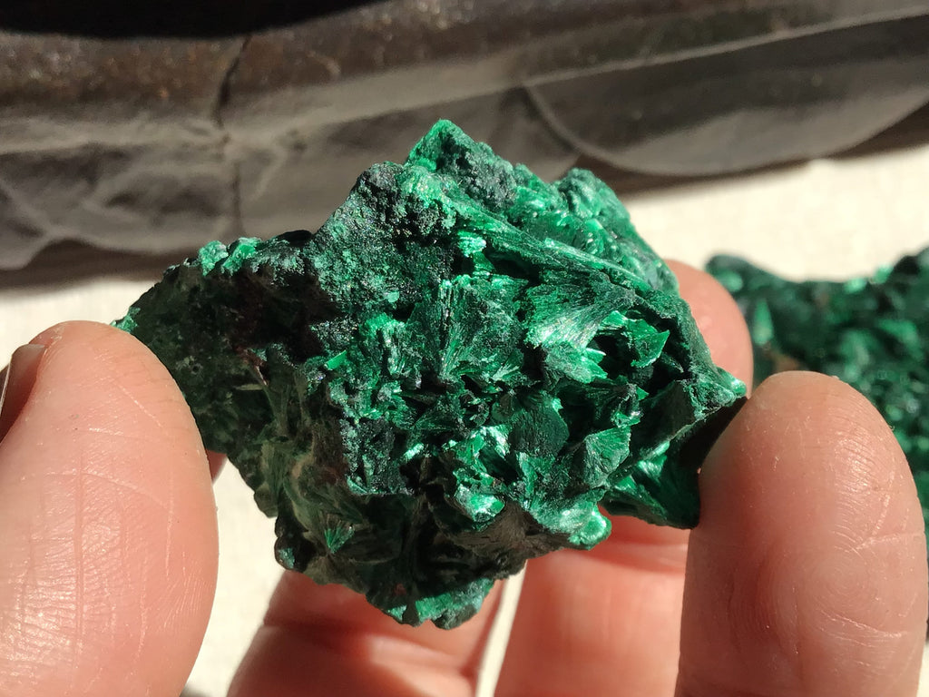 36g Silky Congolese Malachite Specimen 4B