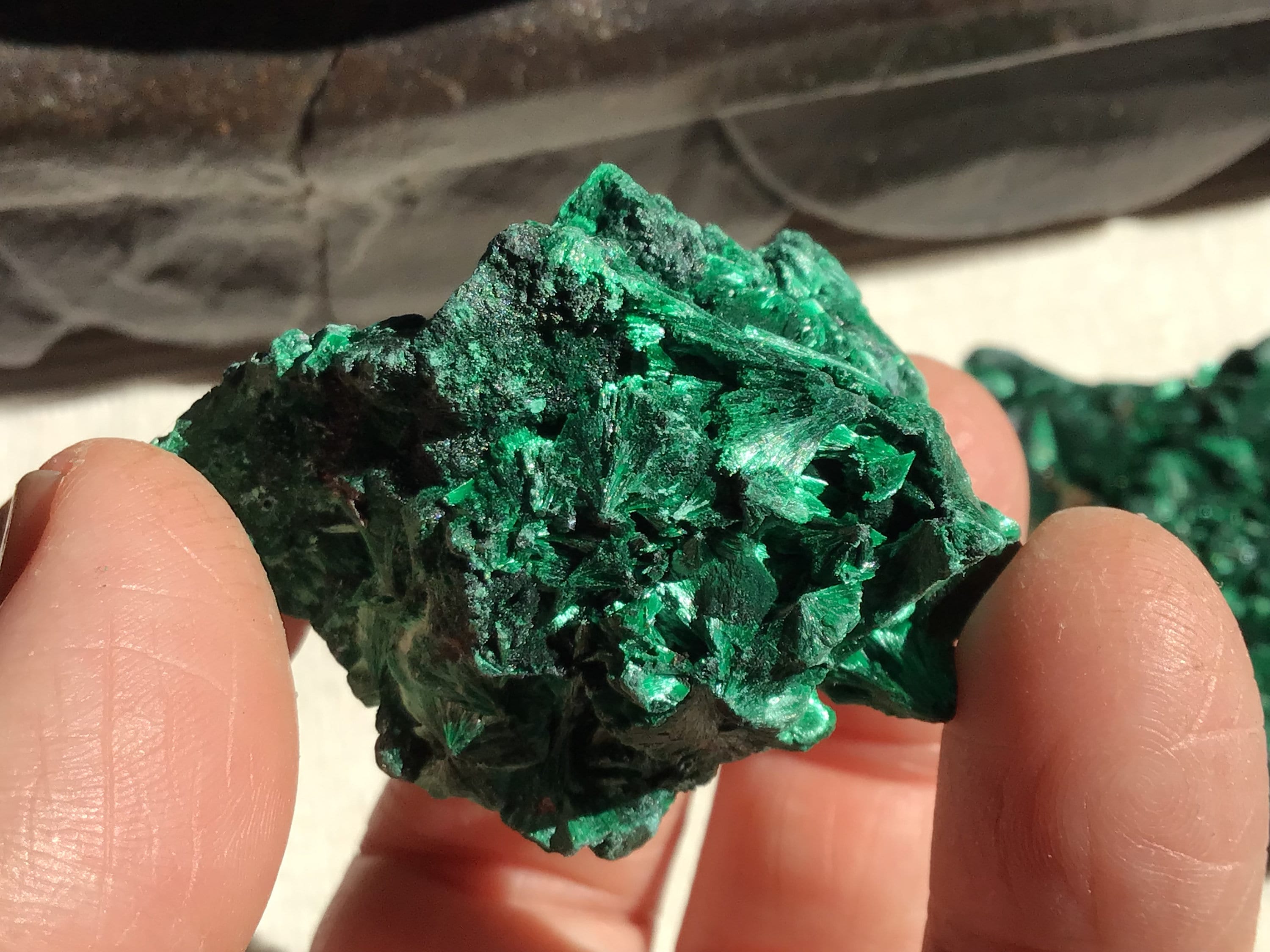 36g Silky Congolese Malachite Specimen 4B