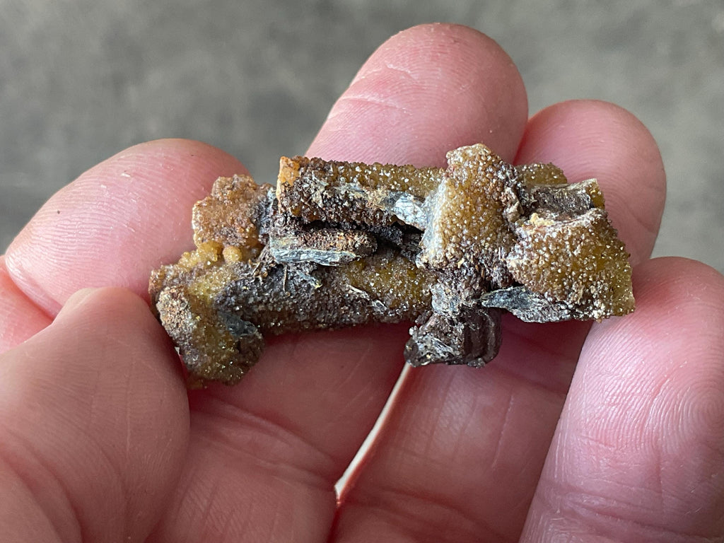 16g Stibiconite with Druzy Quartz Specimen 1B from Hunan, China