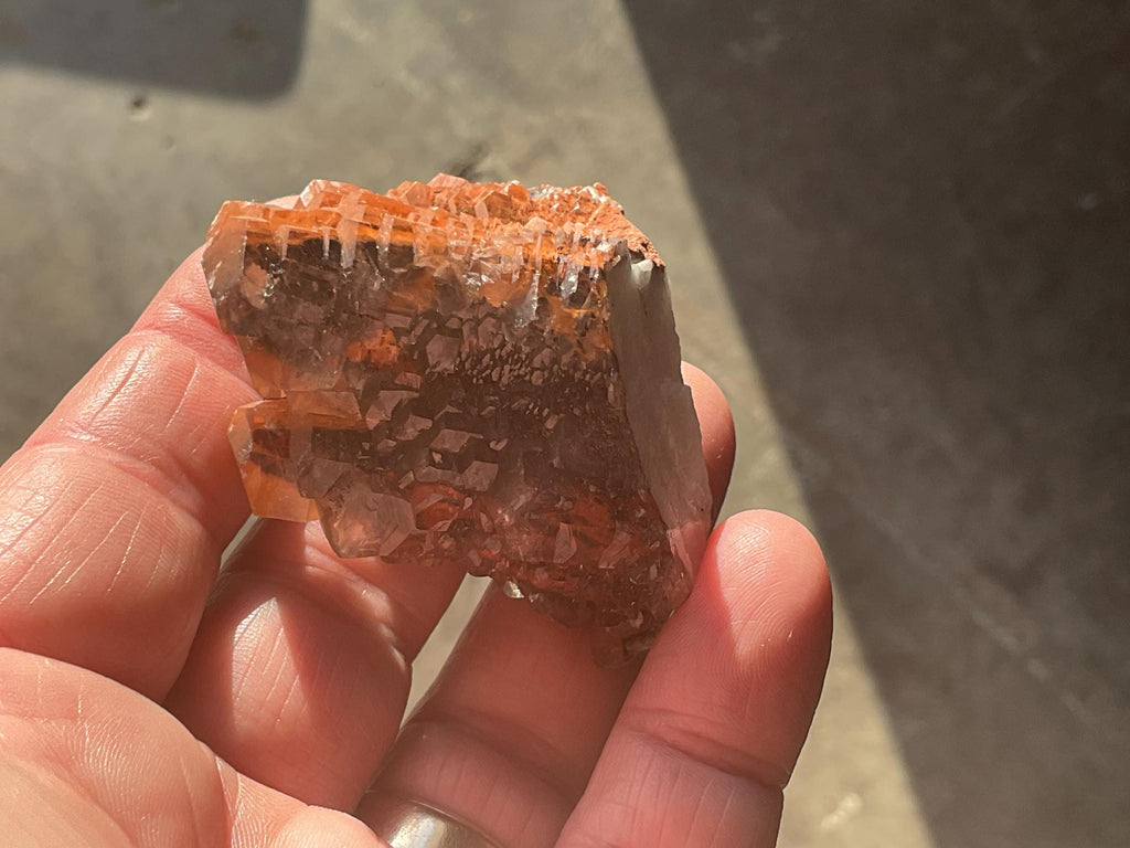 70g “Red Pagoda” Calcite Specimen 8A from Hubei, China