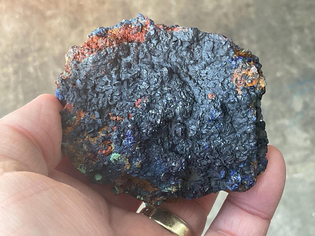 198g Azurite with Malachite Specimen 5B from Anhui, China