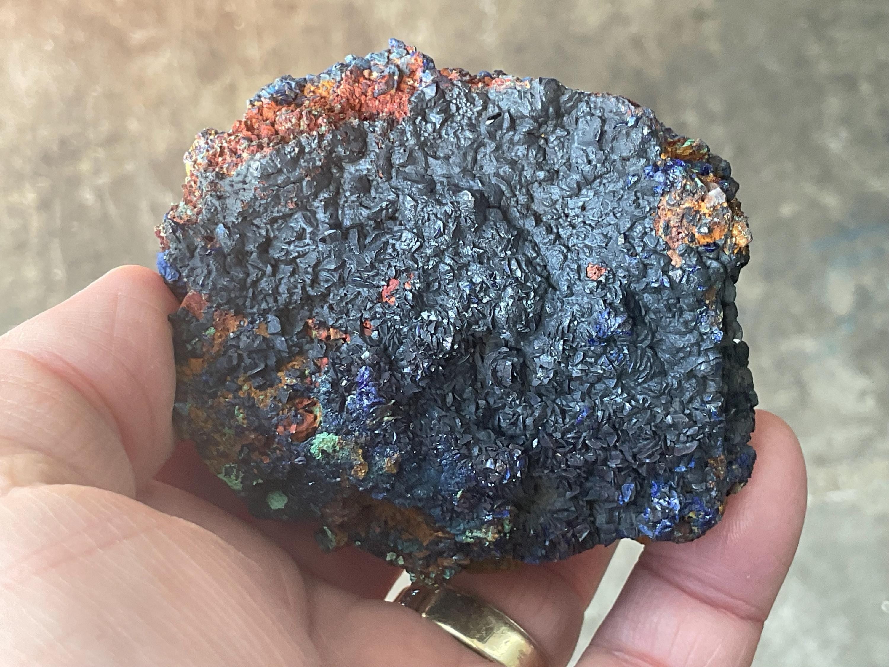 198g Azurite with Malachite Specimen 5B from Anhui, China