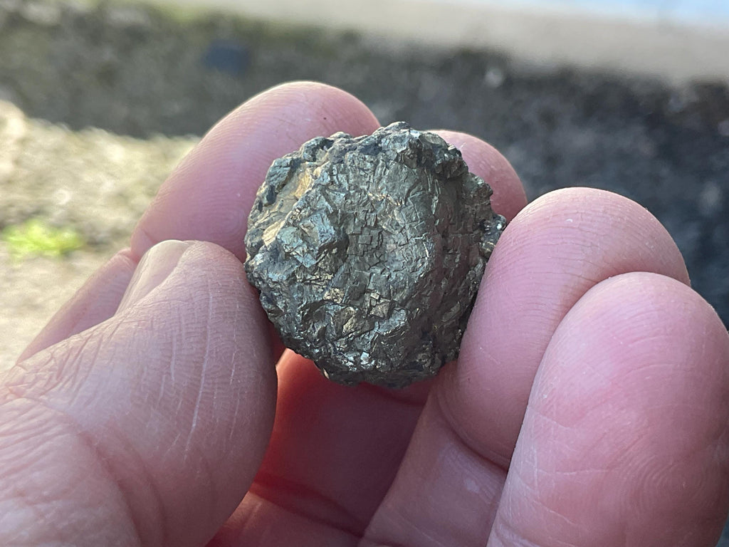 24g Natural Indonesian Pyrite after Marcasite Nodule 1B