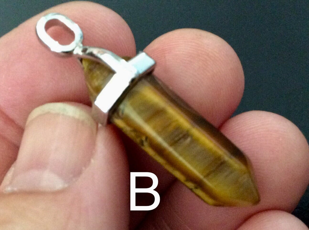 Tiger Eye Pendant Group 5 - Point