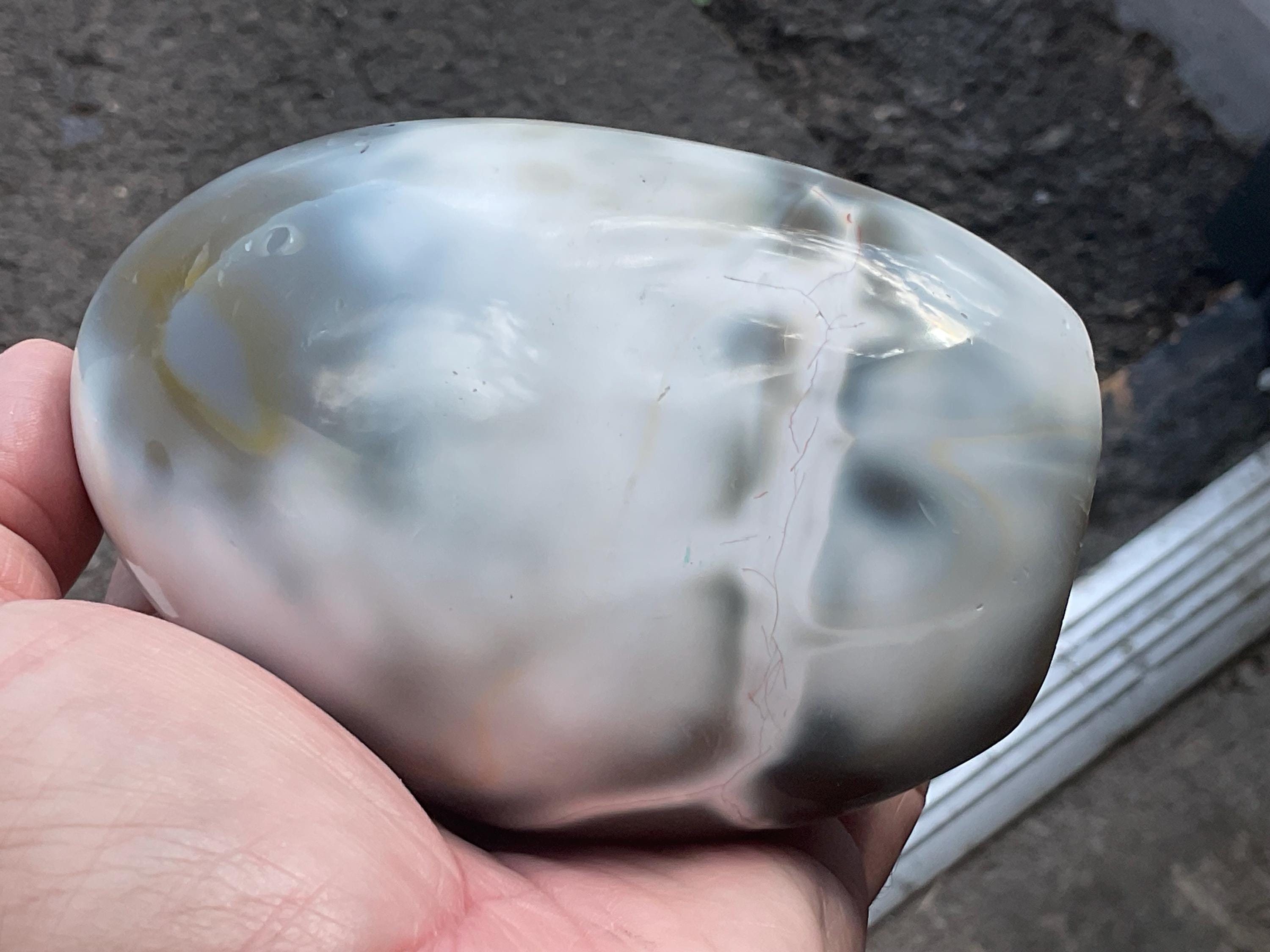 700g Orca Agate Freeform C