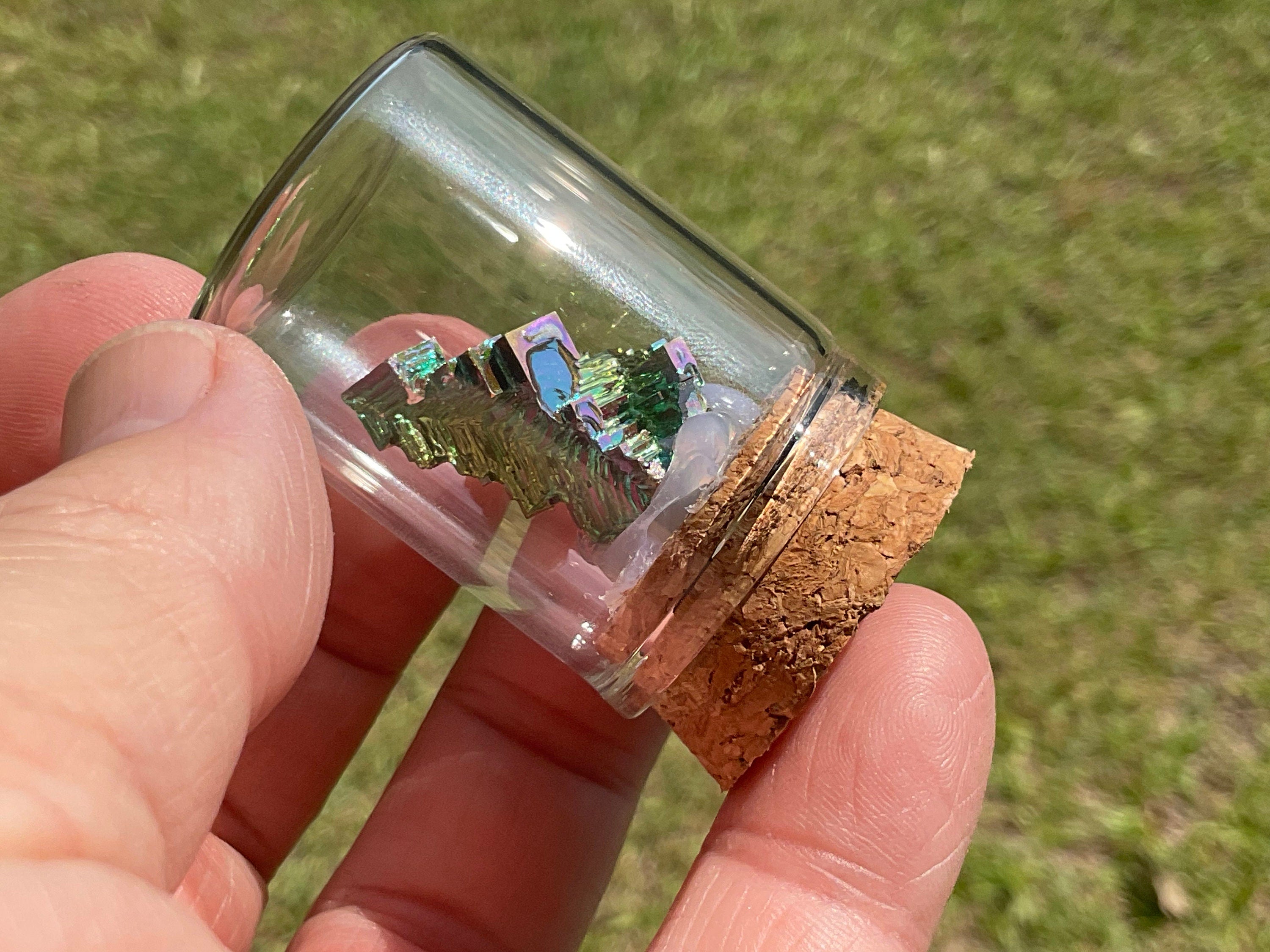 Bismuth Specimen Display Bottle 1A
