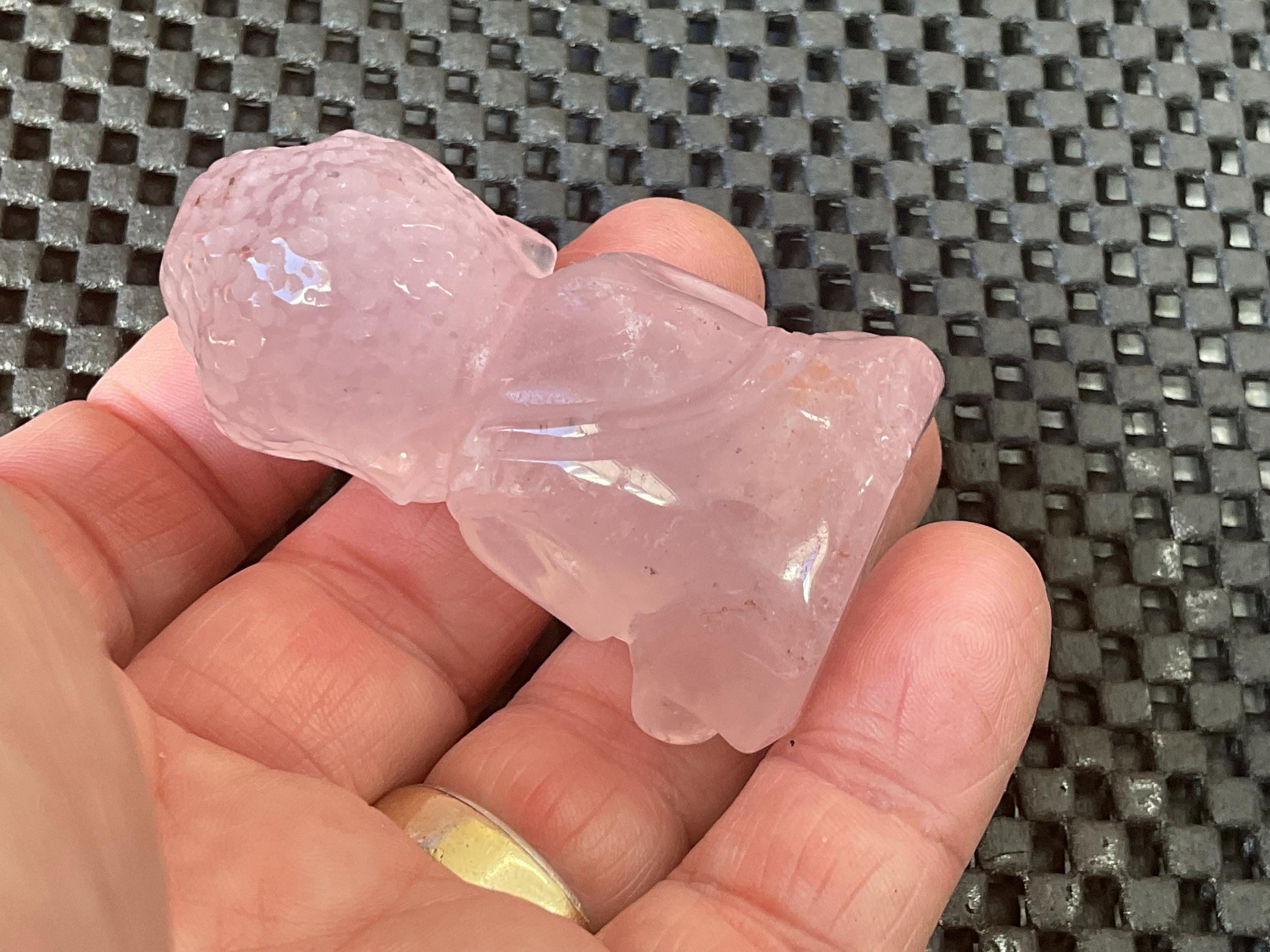 70g Rose Quartz Buddha Statue A