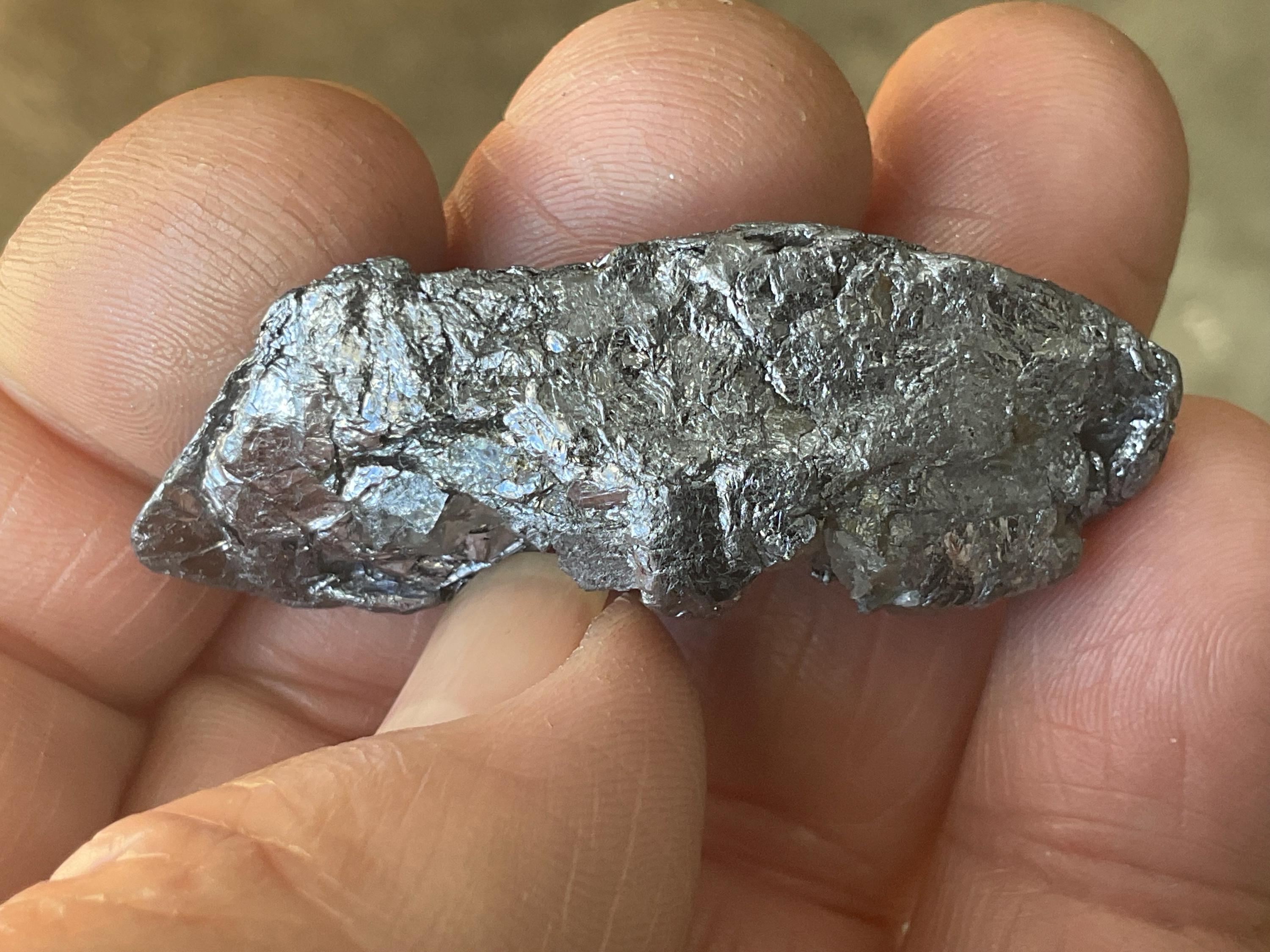 22g Australian Molybdenite on Quartz Specimen 4A