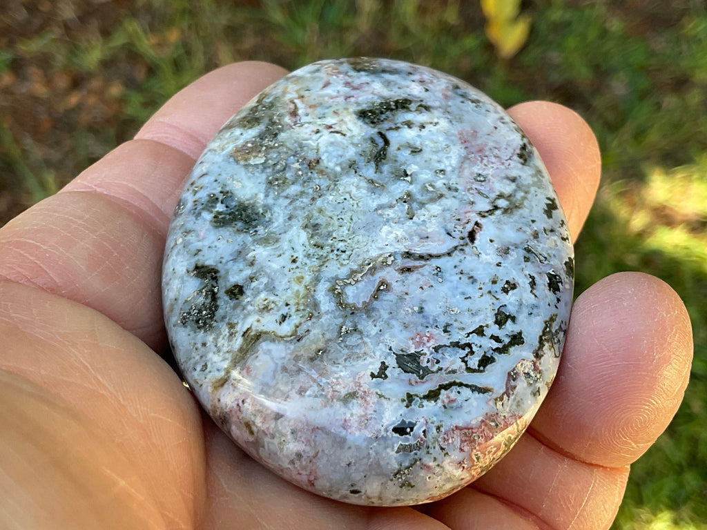 100g Ocean Jasper/Opal Palmstone 7B