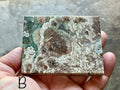 Green Cherry Blossom Jasper Polished Slabs Group 4