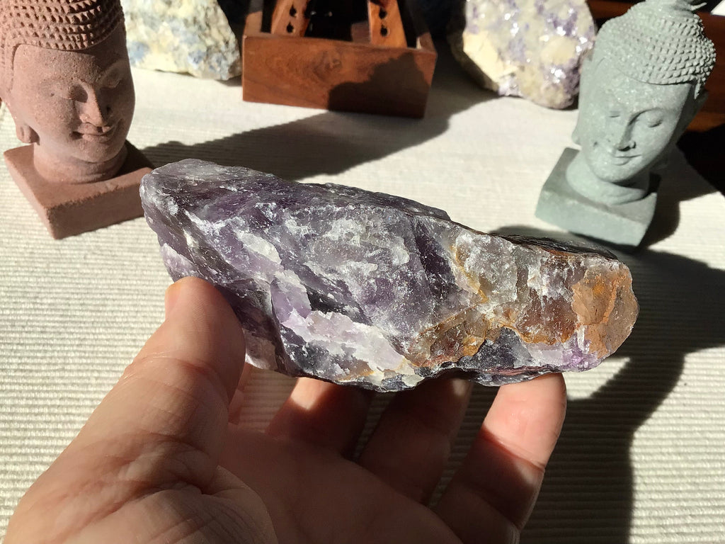 515g Large Chevron Amethyst Rough Piece B