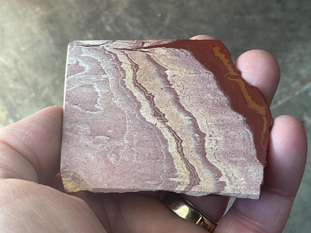 128g Matte Polished (one side) Siltstone from Fingal Tiers, Tasmania