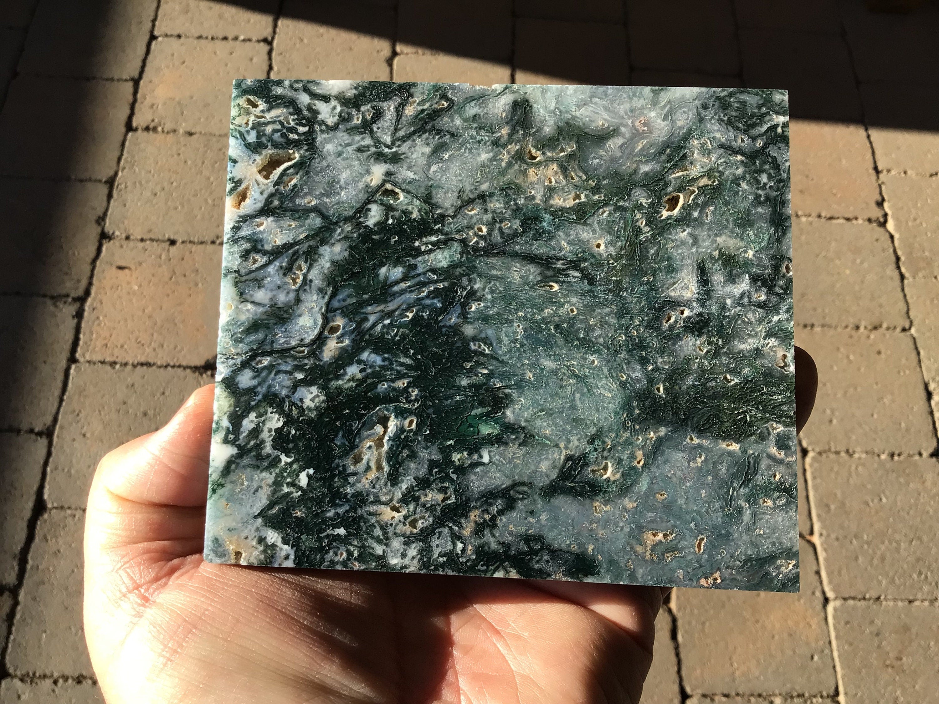 233g Moss Agate Polished Slab 5B