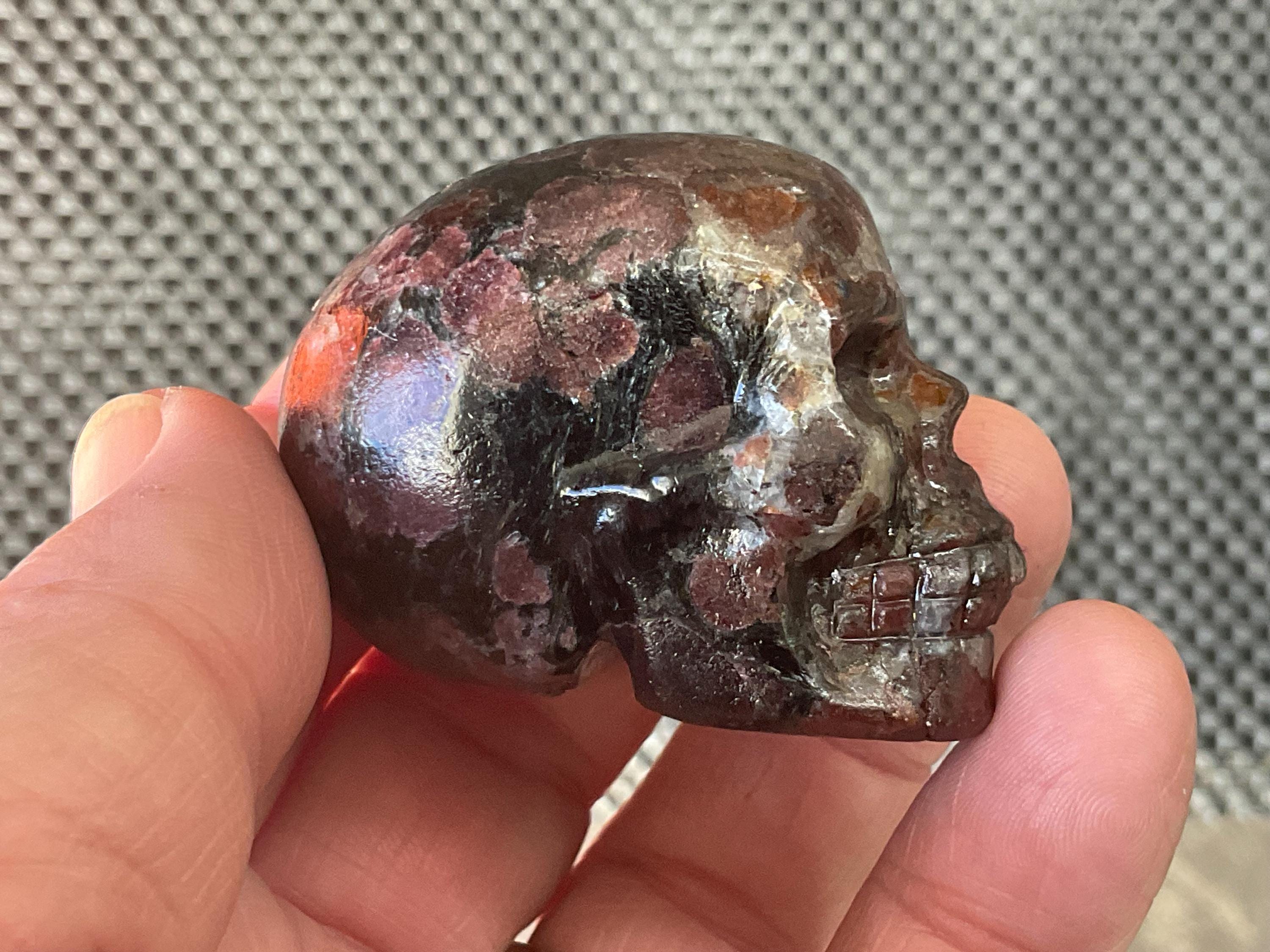 124g Garnet in Matrix Skull B
