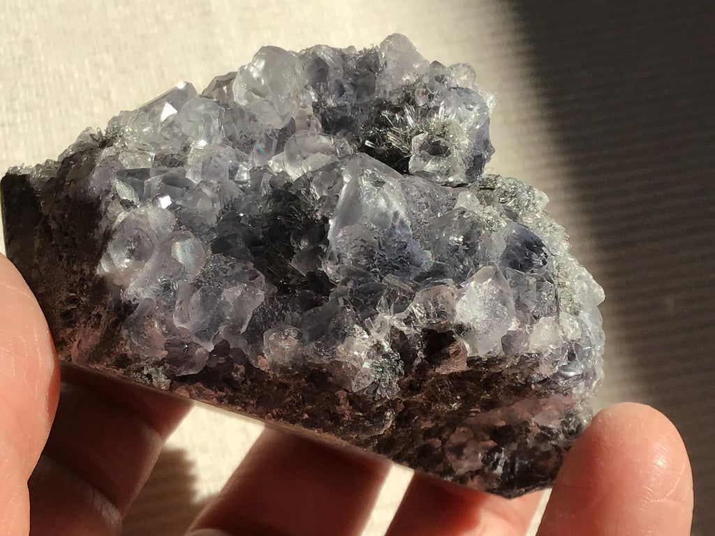 369g Fujian Fluorite on Needle Quartz Specimen 6