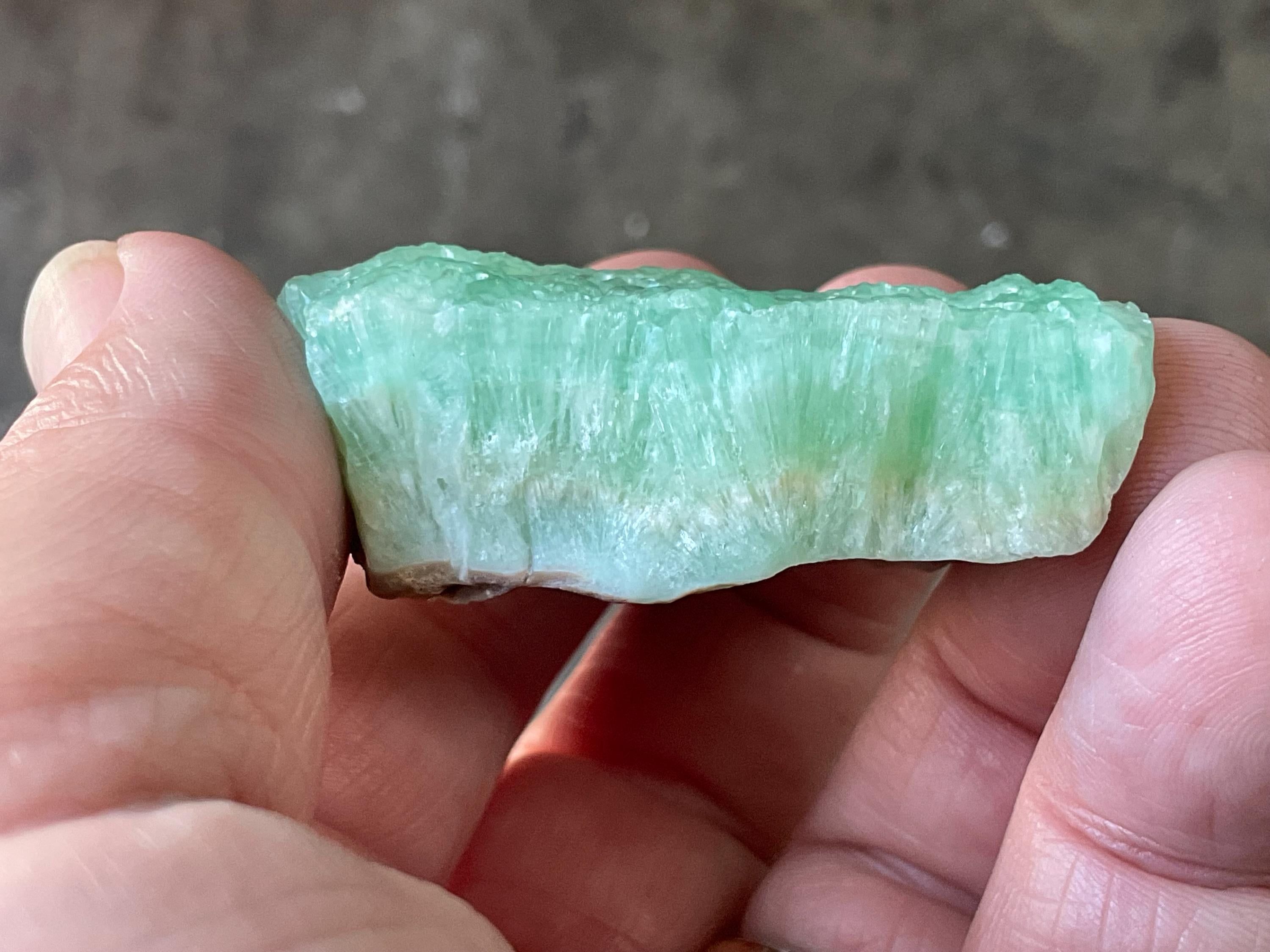 58g Green Aragonite Specimen 2A