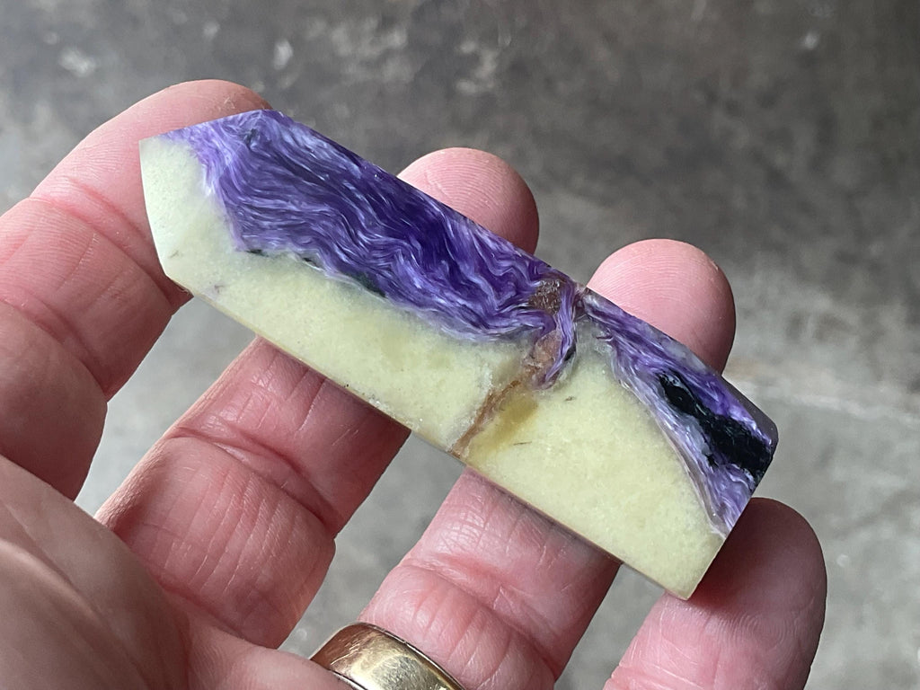 60g Charoite with Calcite Generator 1A