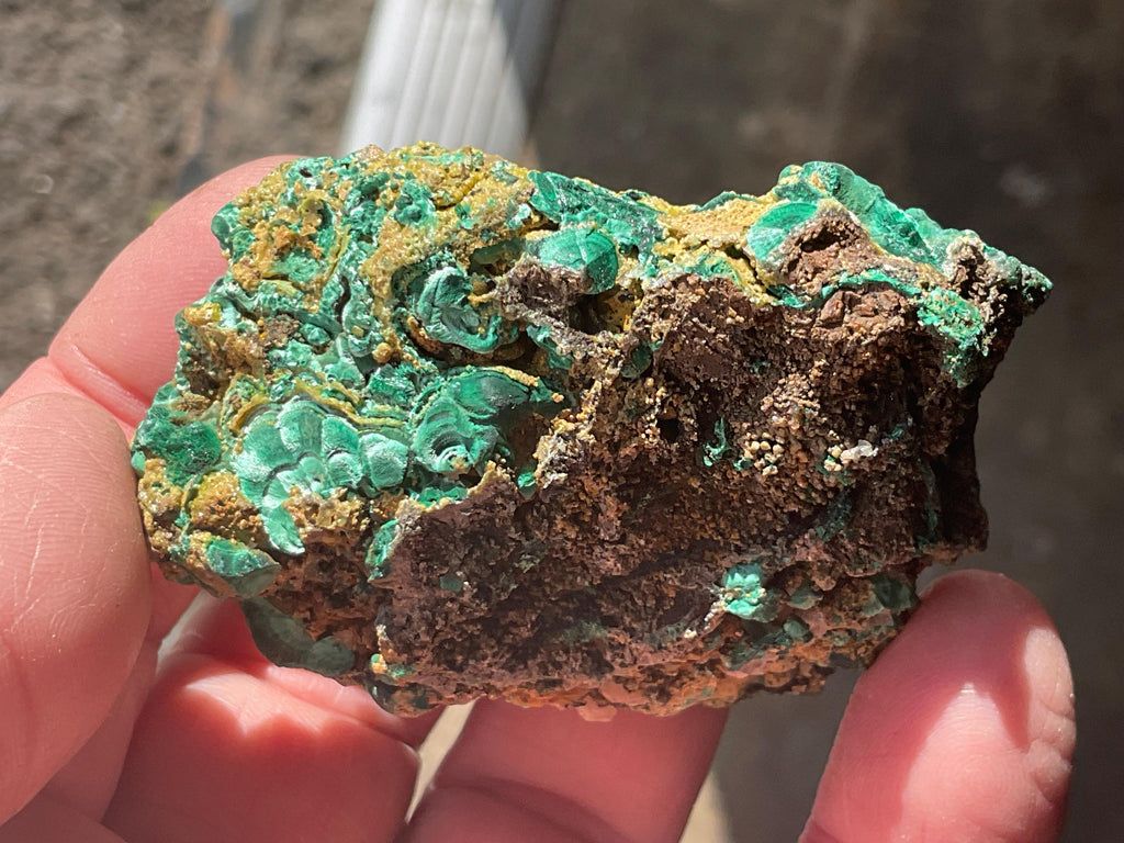 118g Australian Malachite, Cerussite and Pyromorphite Specimen 4B