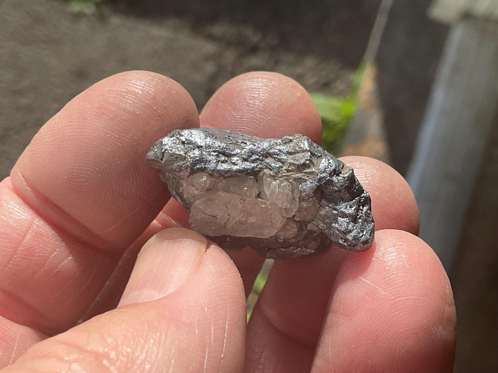 20g Australian Molybdenite on Quartz Specimen 3A
