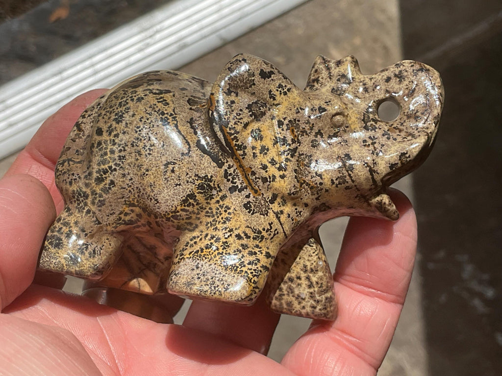 180g Picture/Desert Jasper Elephant B