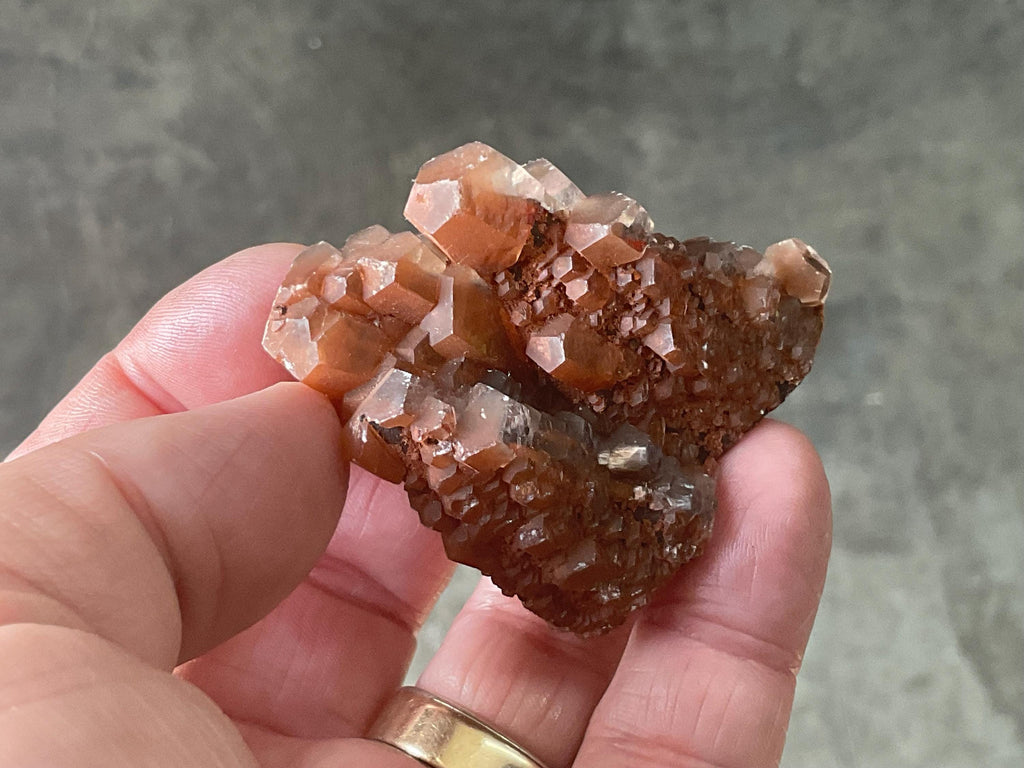 70g “Red Pagoda” Calcite Specimen 8A from Hubei, China