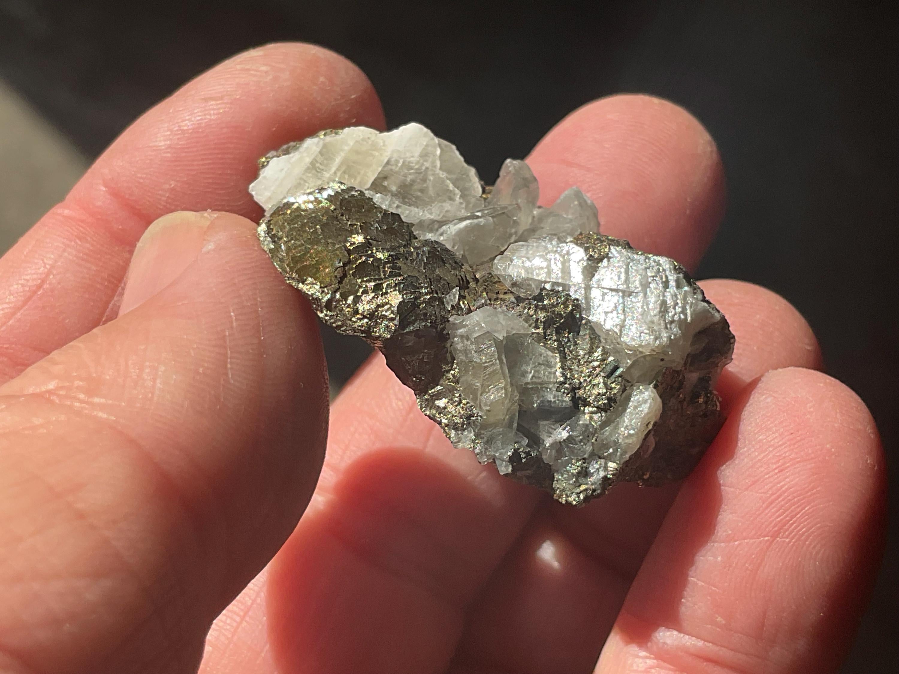28g Calcite with Chalcopyrite Specimen C from Inner Mongolia