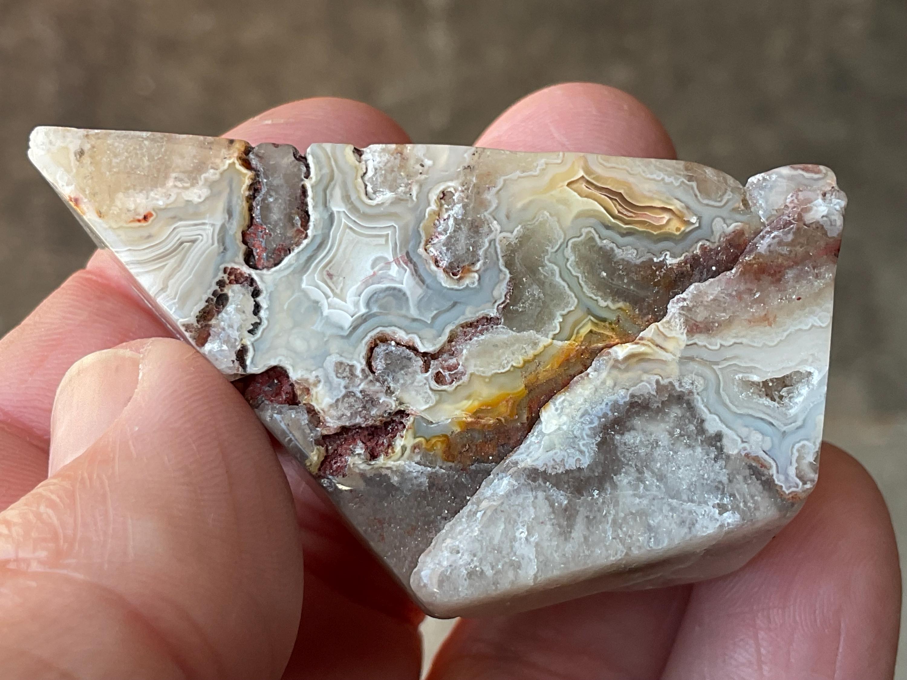 48g Mexican Crazy Lace Agate Freeform 17B