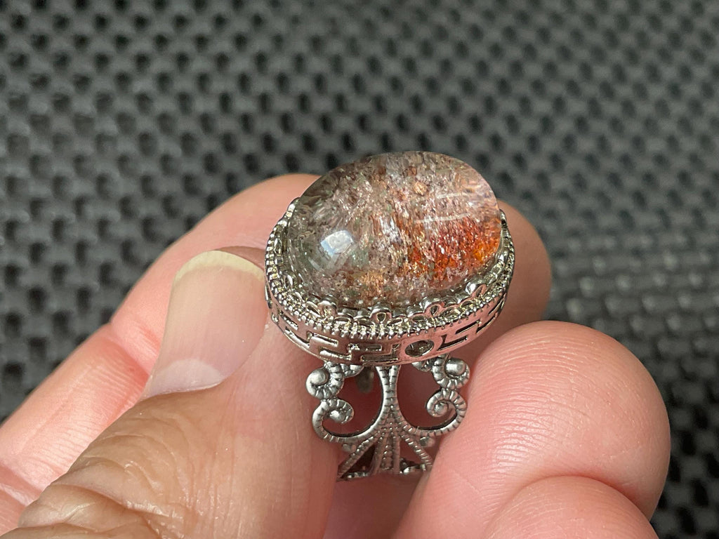 6g Lodelite Cabochon in Antique Style Ring Setting B