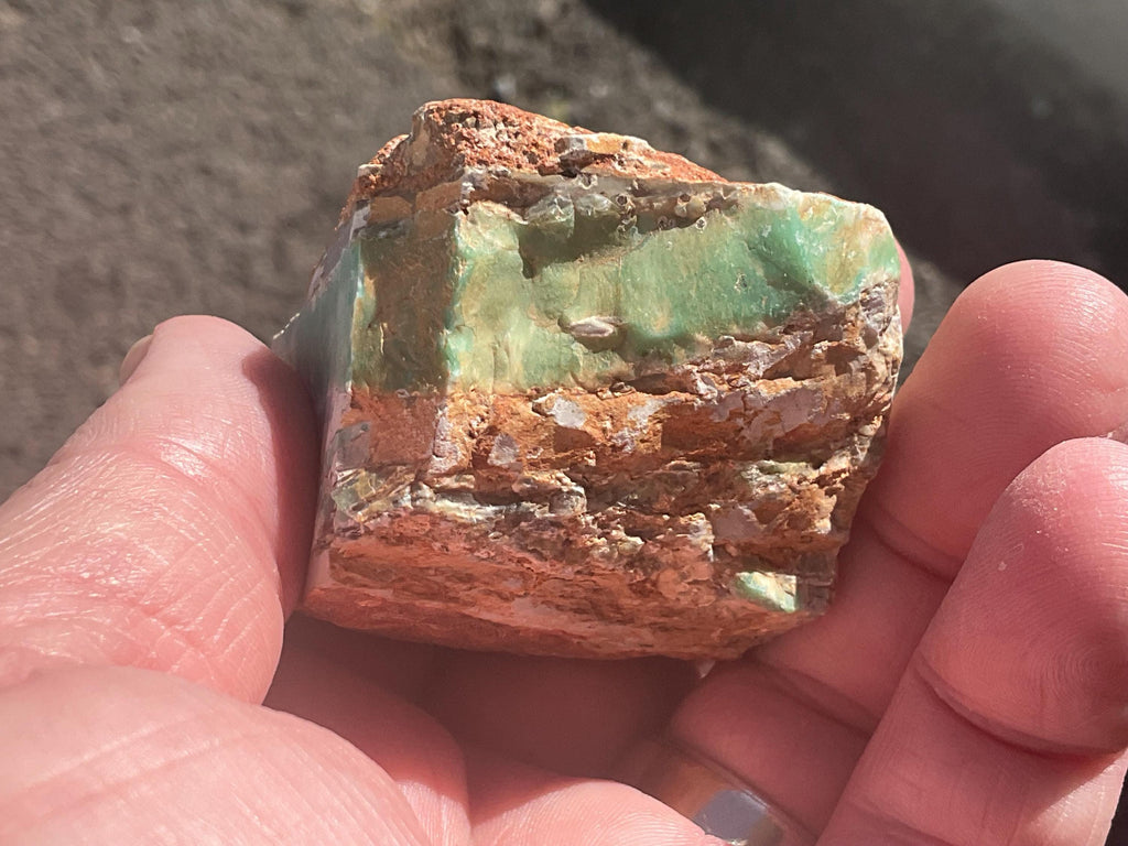 116g Sliced Western Australian Variscite Piece 1C