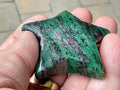 73g Ruby in Zoisite Polished Star 1D