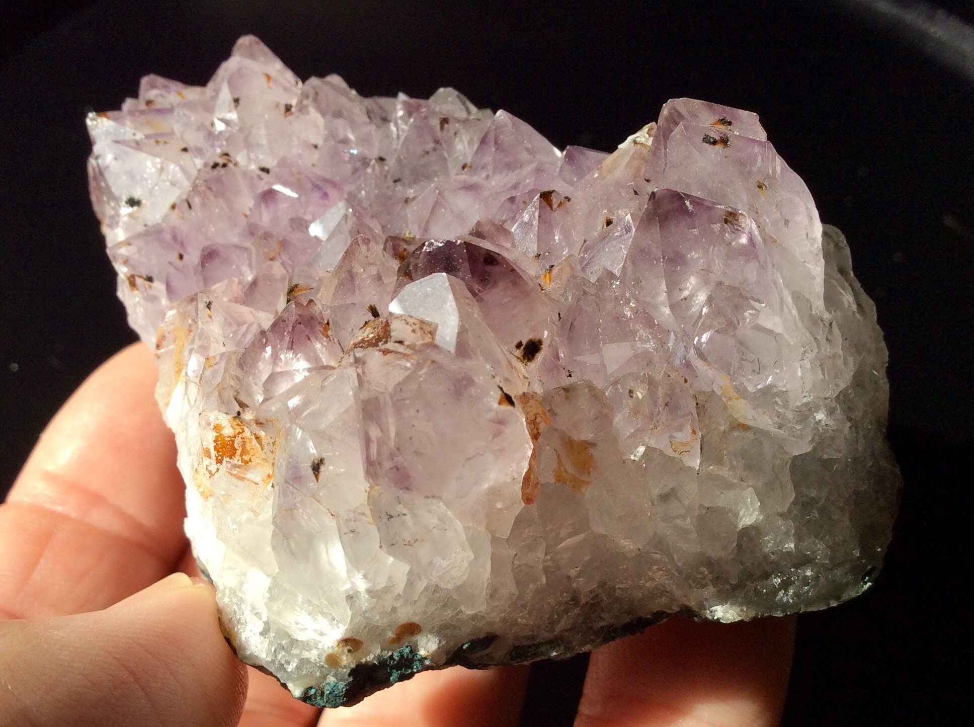 200g Light Amethyst Geode Piece 2B