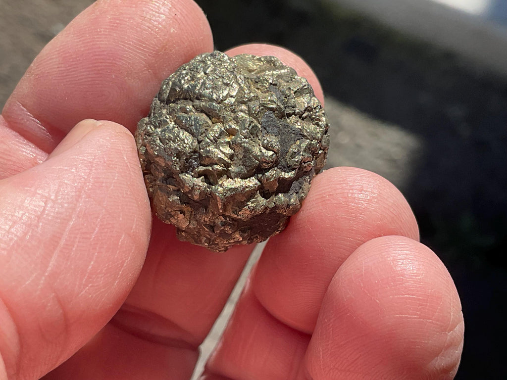 24g Natural Indonesian Pyrite after Marcasite Nodule 1B