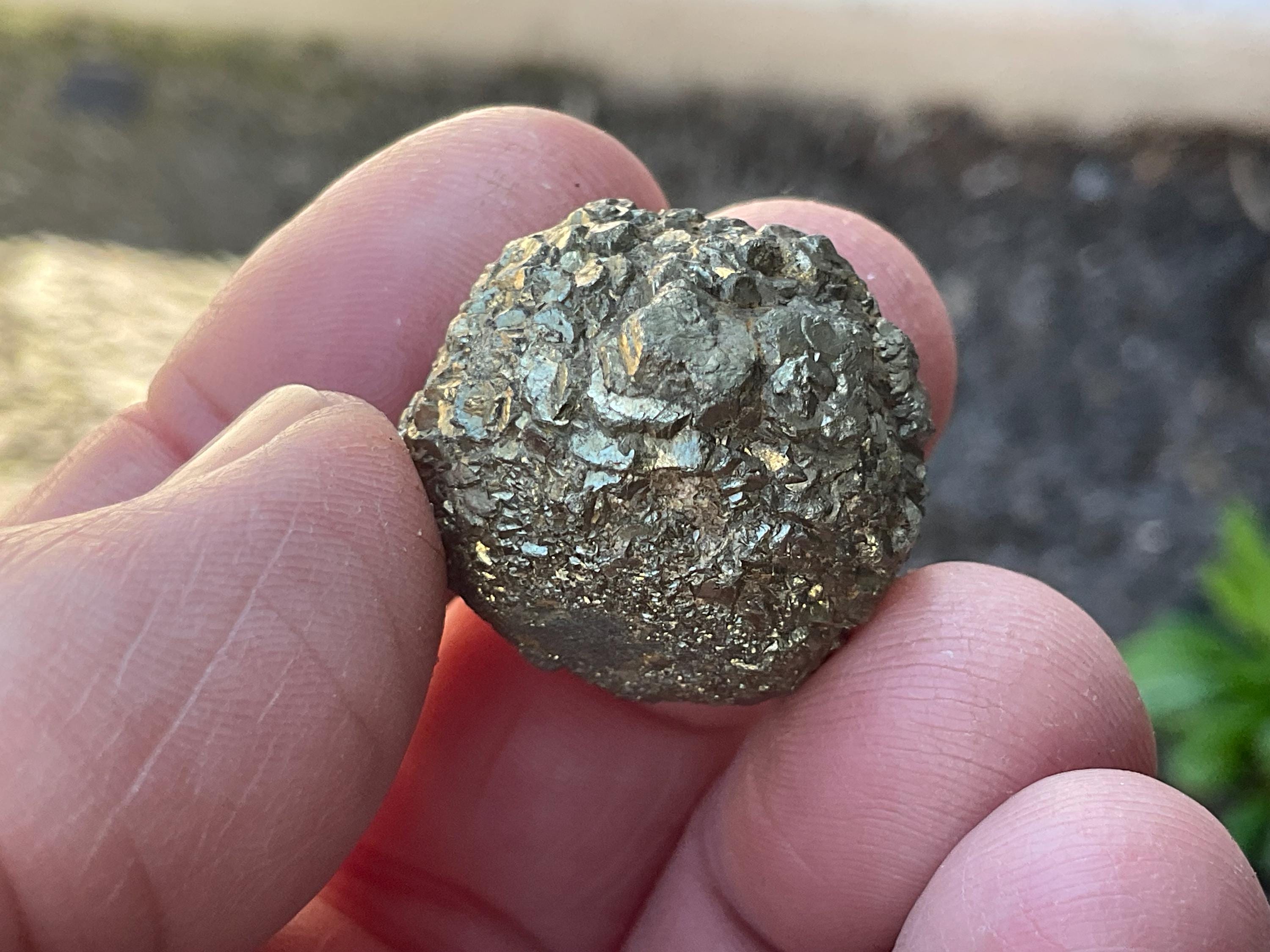26g Natural Indonesian Pyrite after Marcasite Nodule 1C