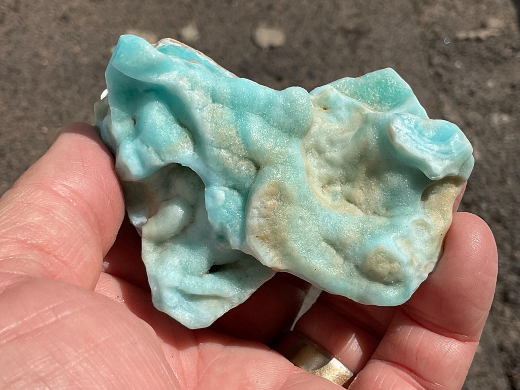 166g Botryoidal Blue Aragonite Specimen 6A
