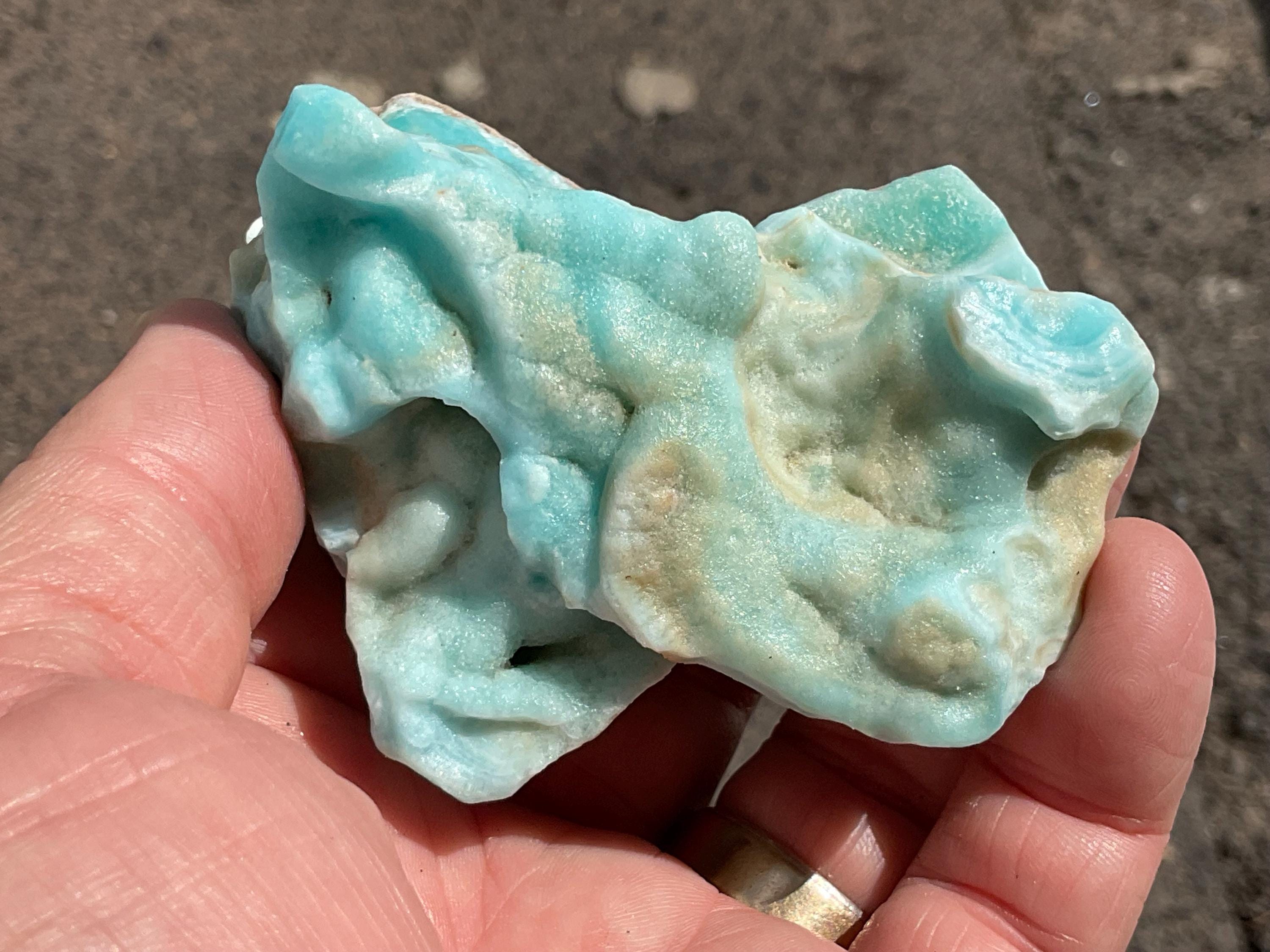 166g Botryoidal Blue Aragonite Specimen 6A