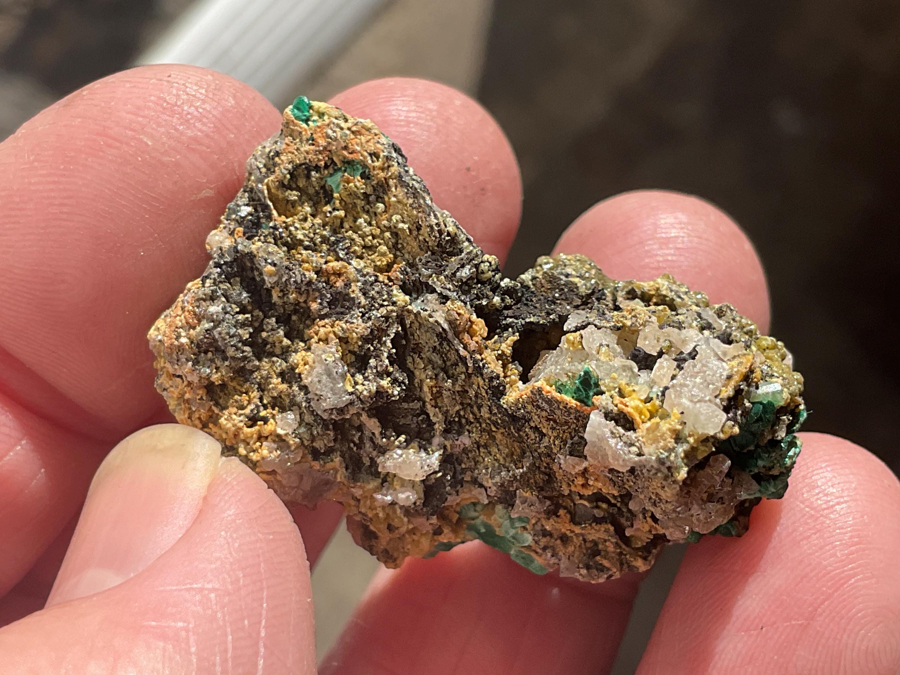 32g Australian Malachite, Cerussite and Pyromorphite Specimen 7A