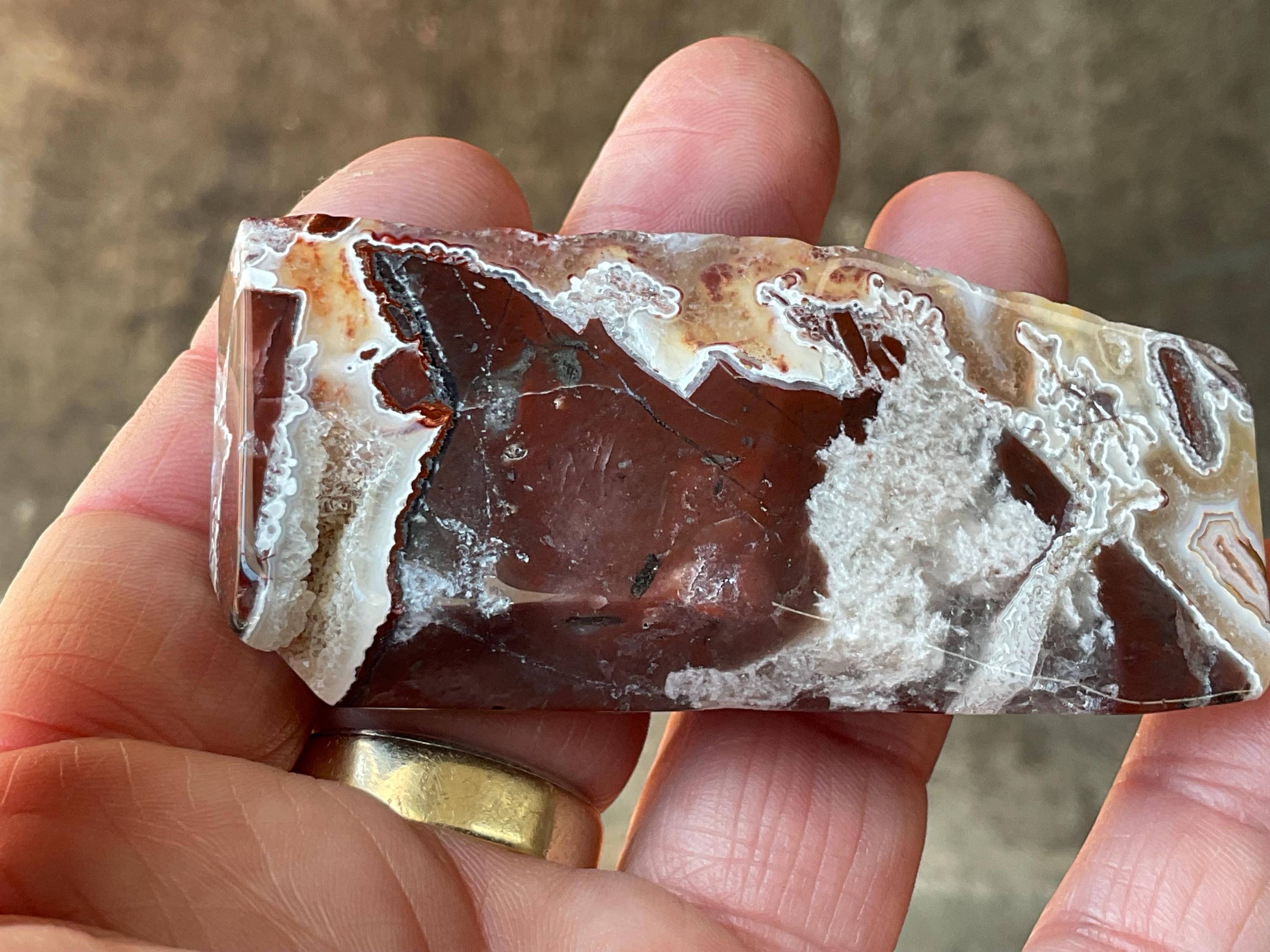 76g Mexican Crazy Lace Agate Freeform 13B