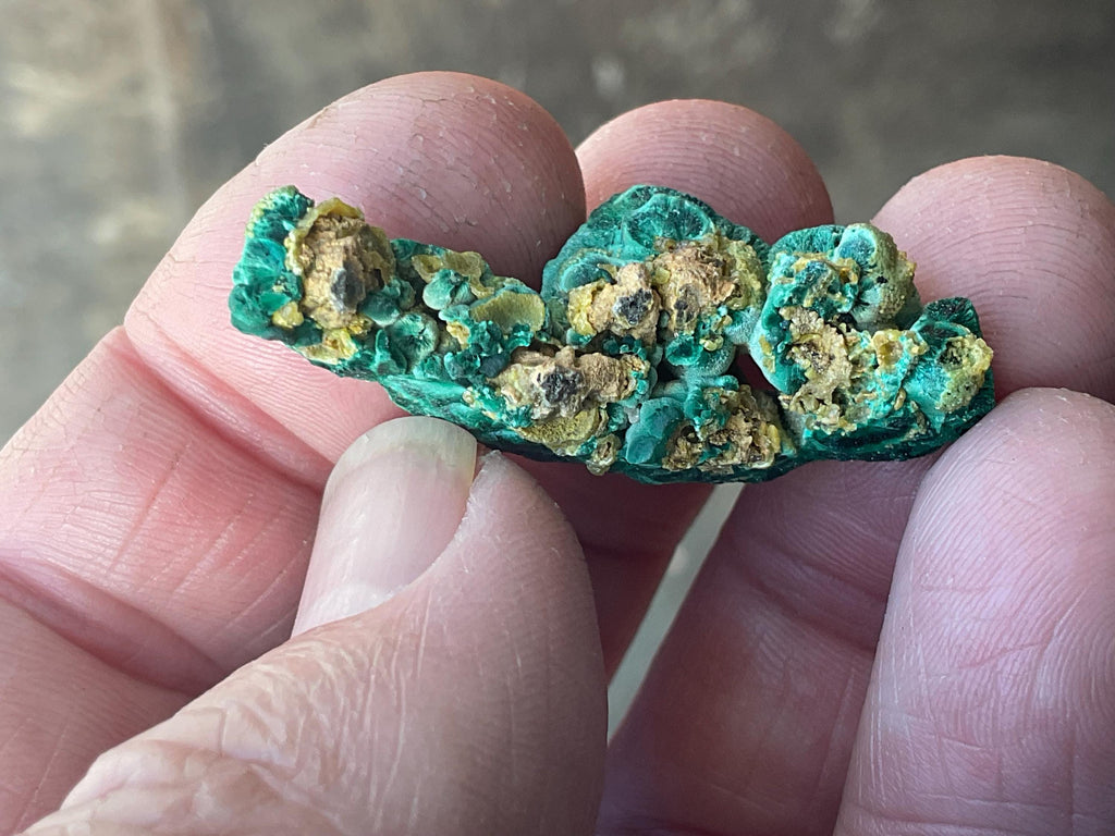 10g Australian Malachite, Cerussite and Pyromorphite Specimen 1B