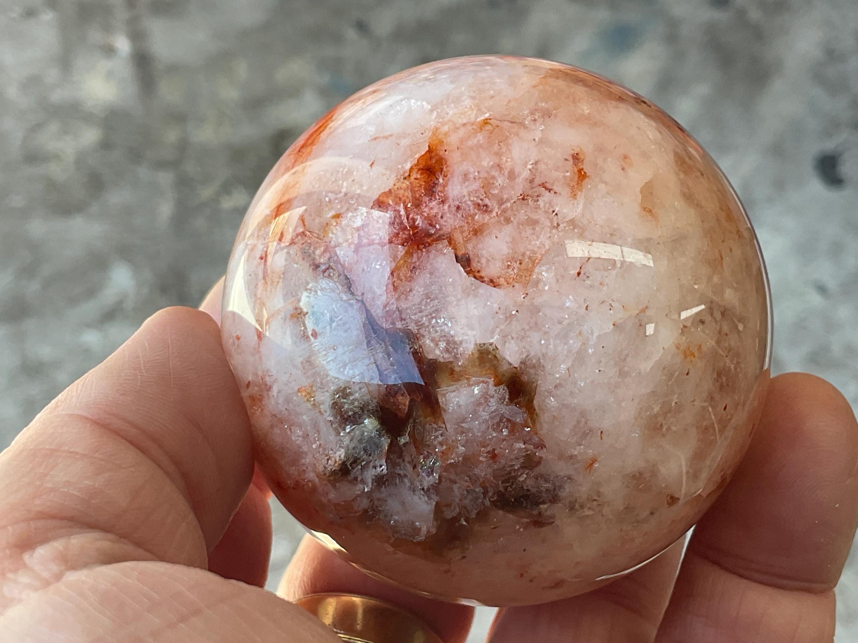 316g Fire Quartz (Hematite Quart) Sphere 2C