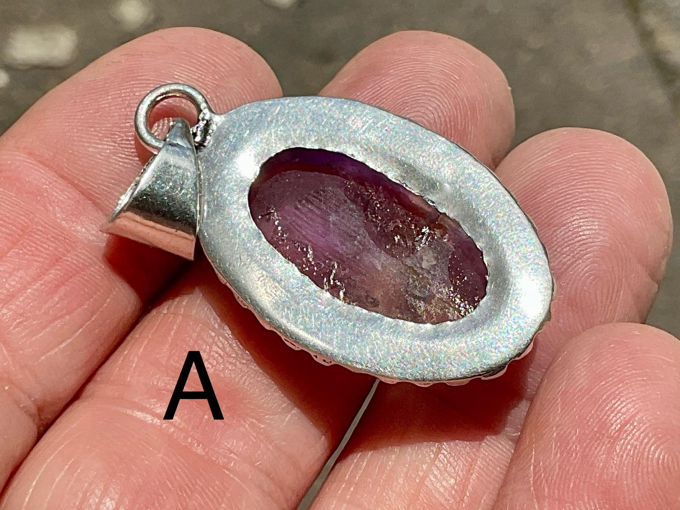 8g Antique Style Ametrine Pendant 1A